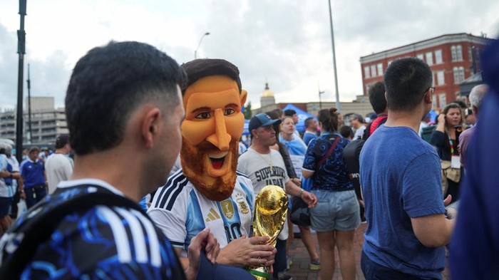 Lautan Biru Putih Sambut Messi, Atlanta Dipenuhi Pendukung Argentina
