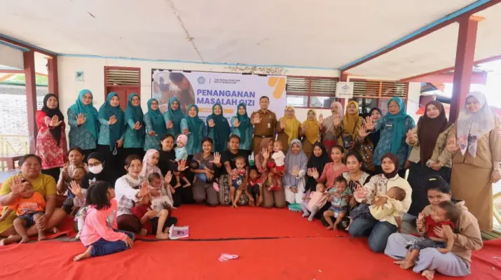 Program Makan PKK Makassar Dorong Kenaikan Berat Badan Anak Stunting